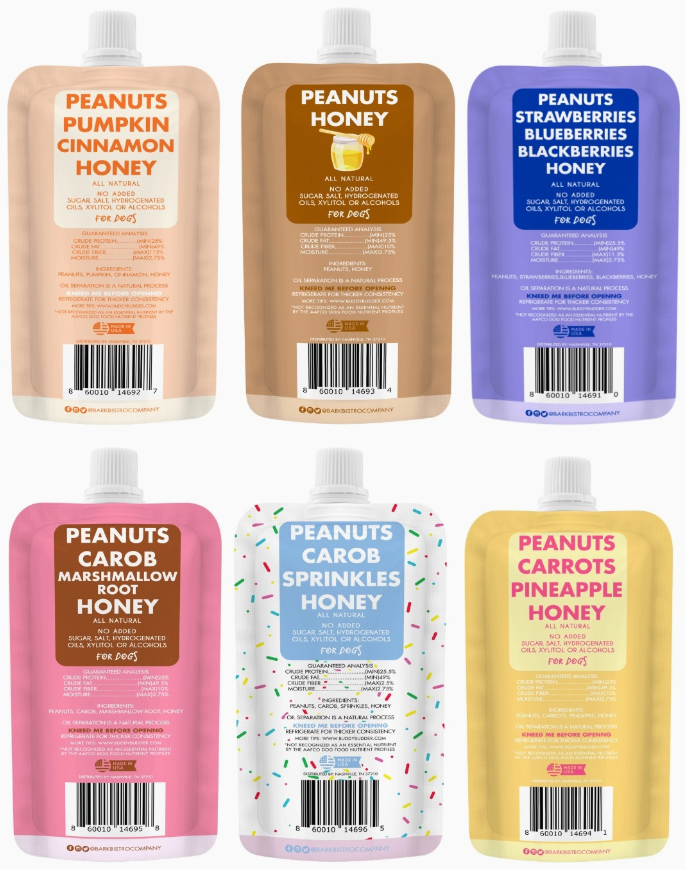 Dog Peanut Butter 4oz Squeeze Pouch Buddy Budder