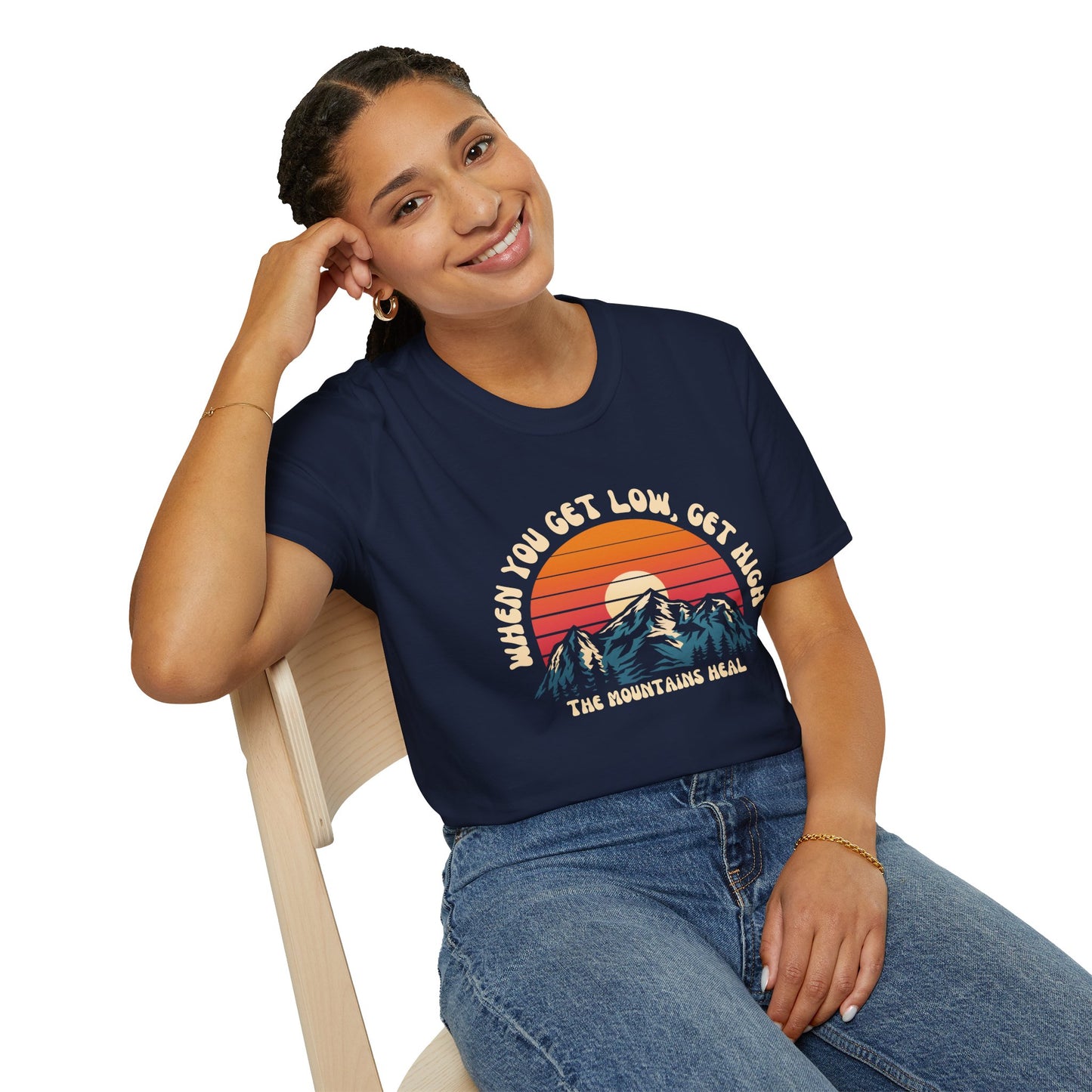 Get High - The Mountains Heal Tee Shirt