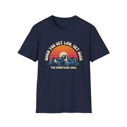 Get High - The Mountains Heal Tee Shirt