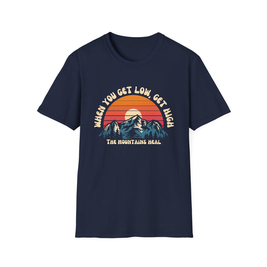 Get High - The Mountains Heal Tee Shirt