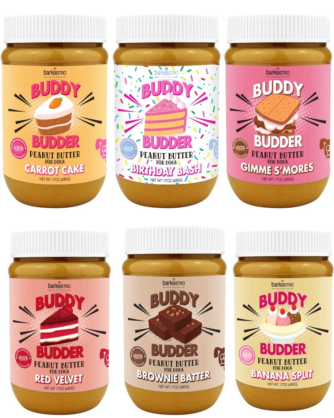 Dog Peanut Butter 17oz Jar Buddy Budder