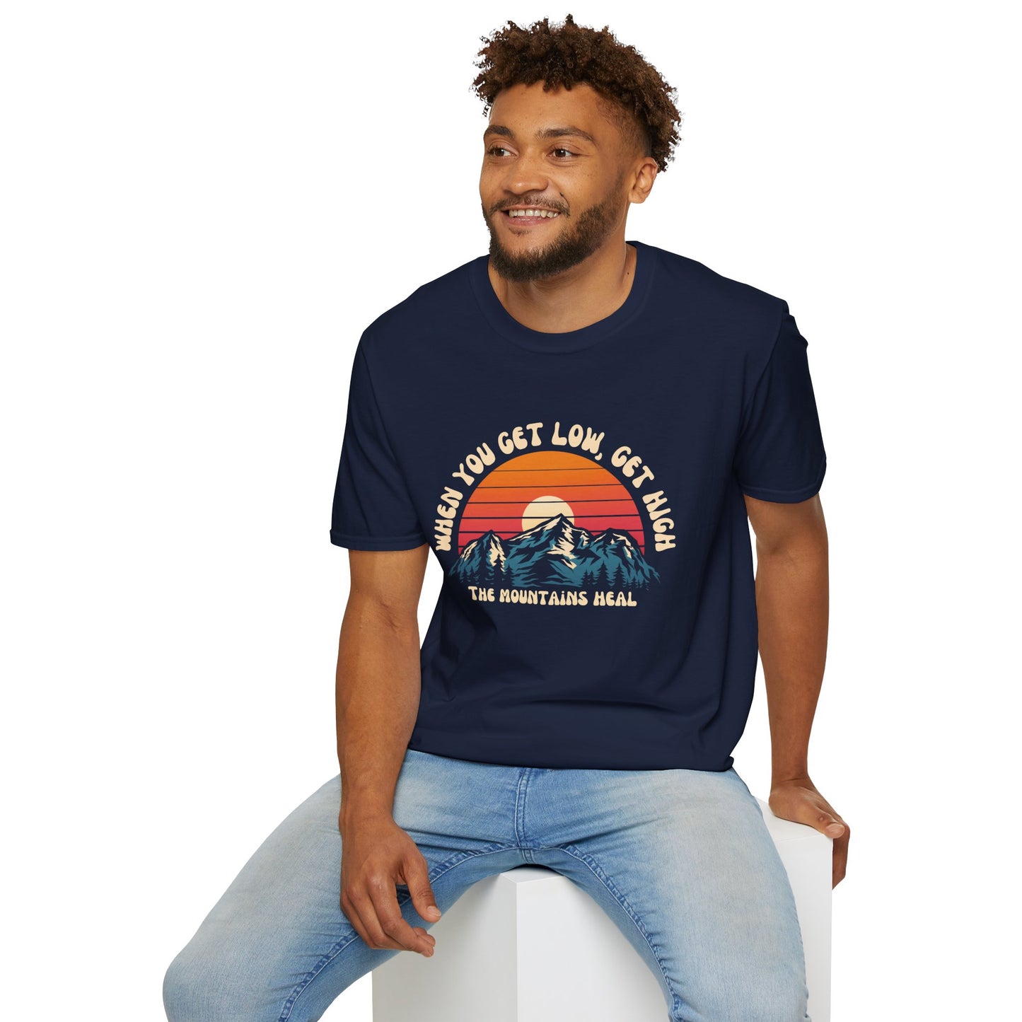 Get High - The Mountains Heal Tee Shirt