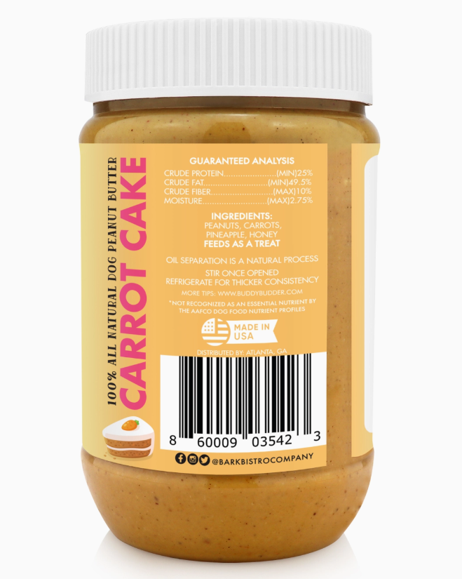 Dog Peanut Butter 17oz Jar Buddy Budder